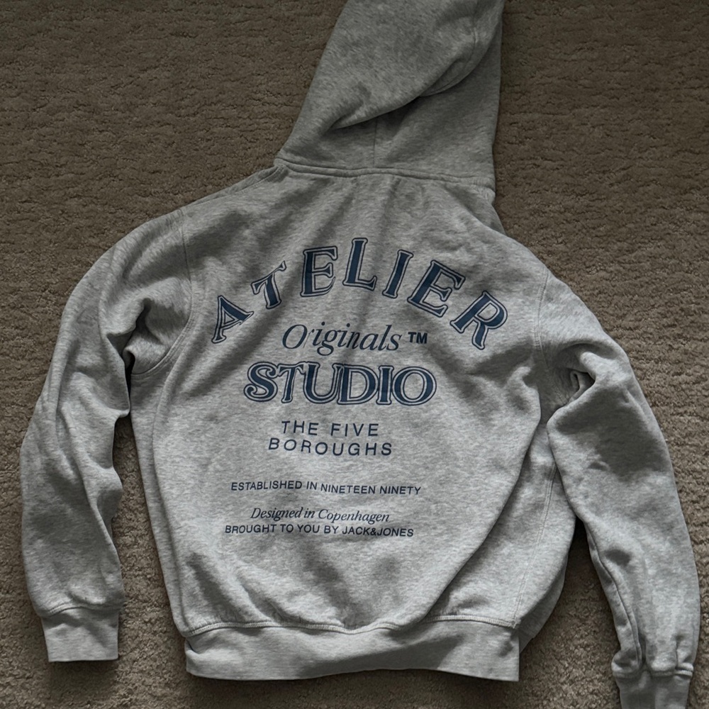 Jack and Jones Gray Atelier Hoodie